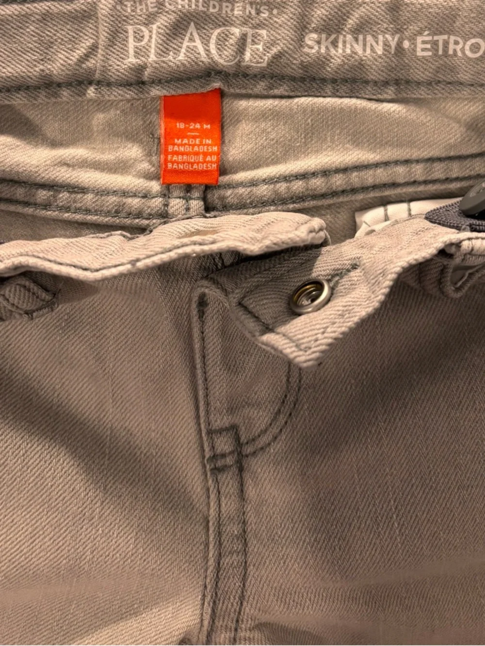 The Children's Place Toddler Boy 18-24M Jeans Trio - Black, Gray, Blue